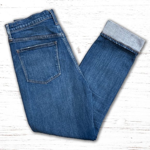 MADEWELL The High Rise Slim Boyjean Cuffed in Size 28 - SOLD OUT on their site! - Picture 6 of 10